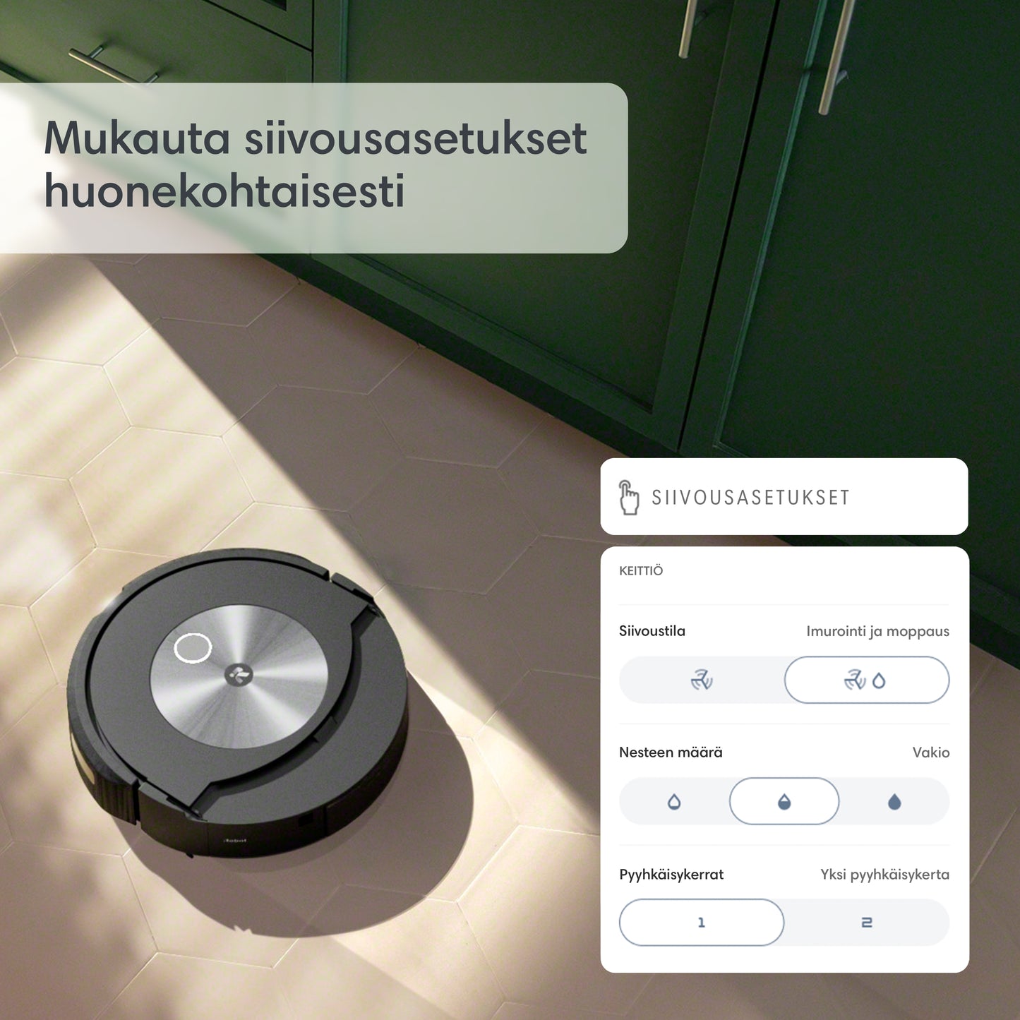 Roomba Combo® j7+ robotti-imuri ja -moppi