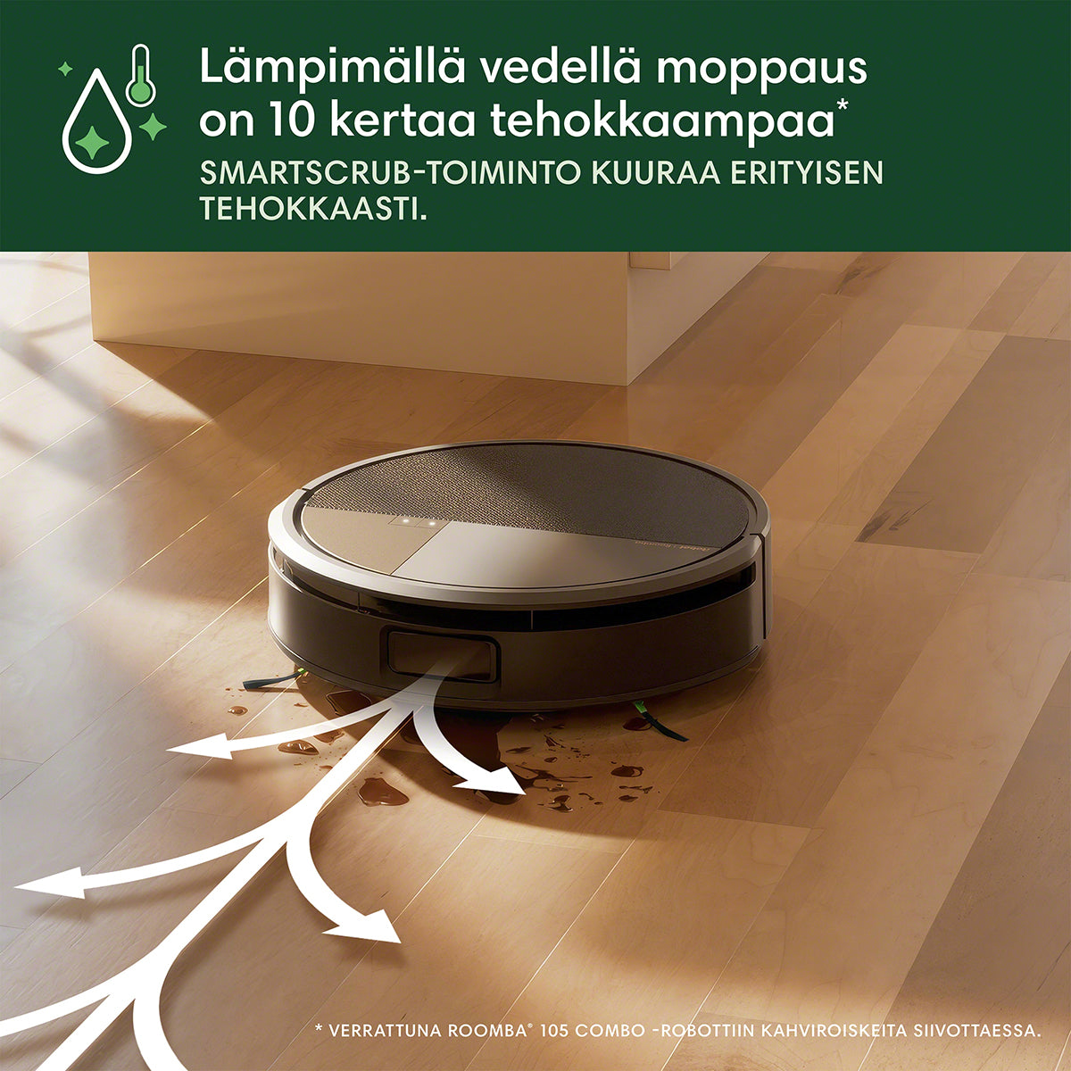 Roomba® Max 705 Combo -robotti + AutoWash™-telakka