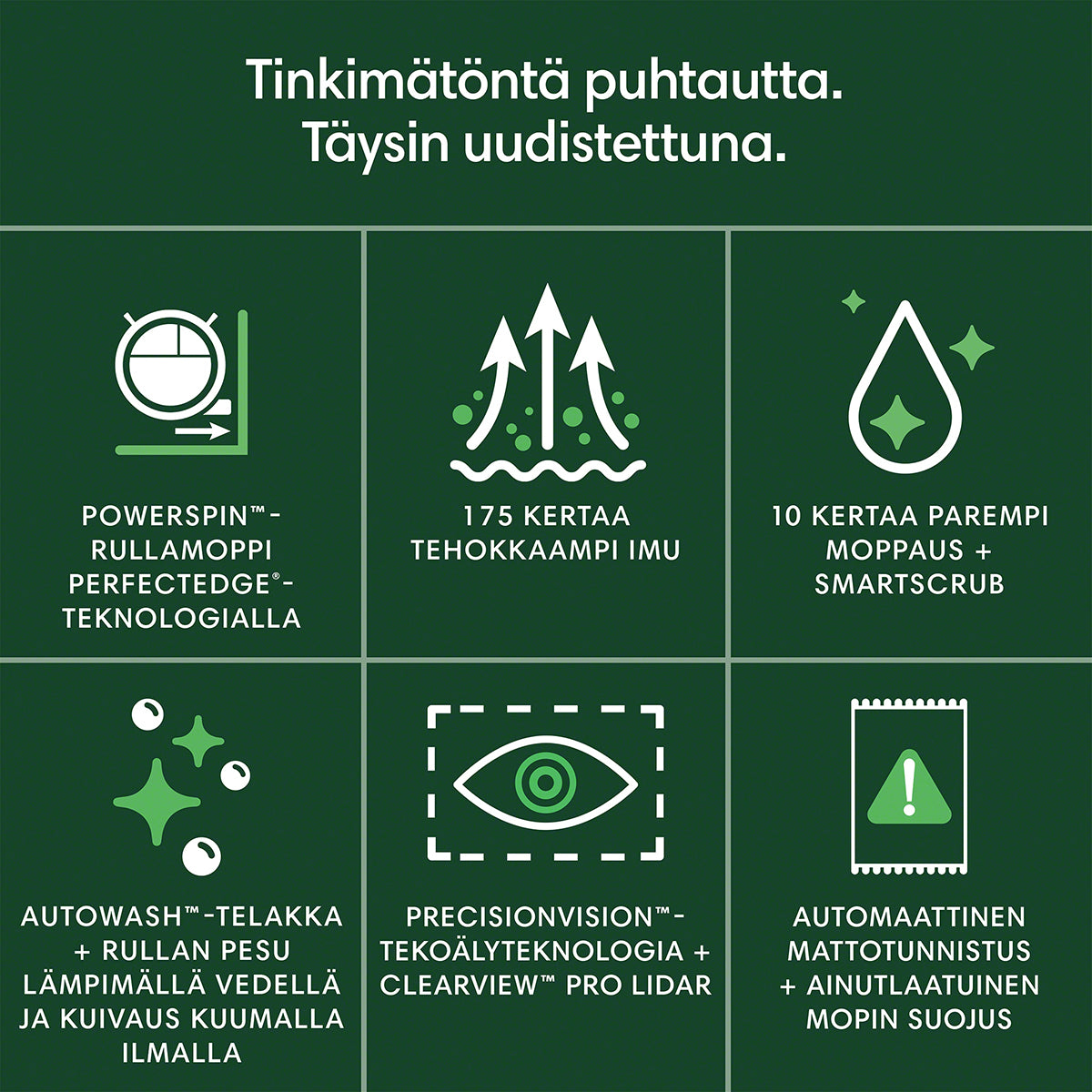 Roomba® Max 705 Combo -robotti + AutoWash™-telakka