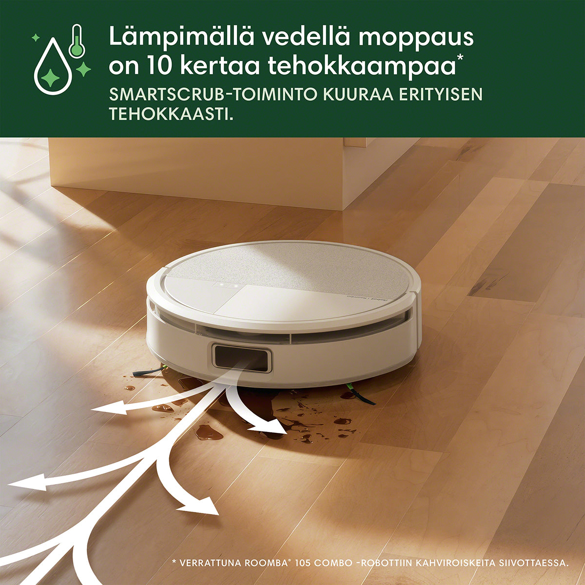 Roomba® Max 705 Combo -robotti + AutoWash™-telakka