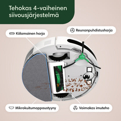 Roomba Combo® Essential -robotti-imuri ja -moppi valkoinen