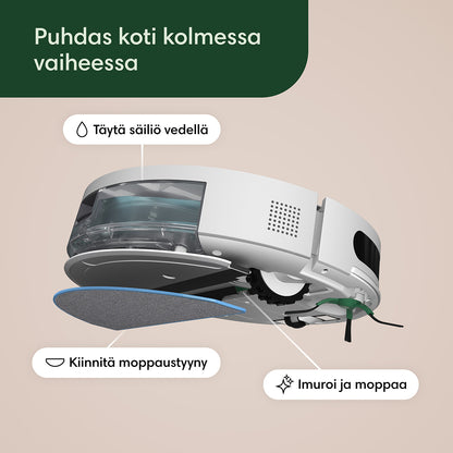 Roomba Combo® Essential -robotti-imuri ja -moppi valkoinen