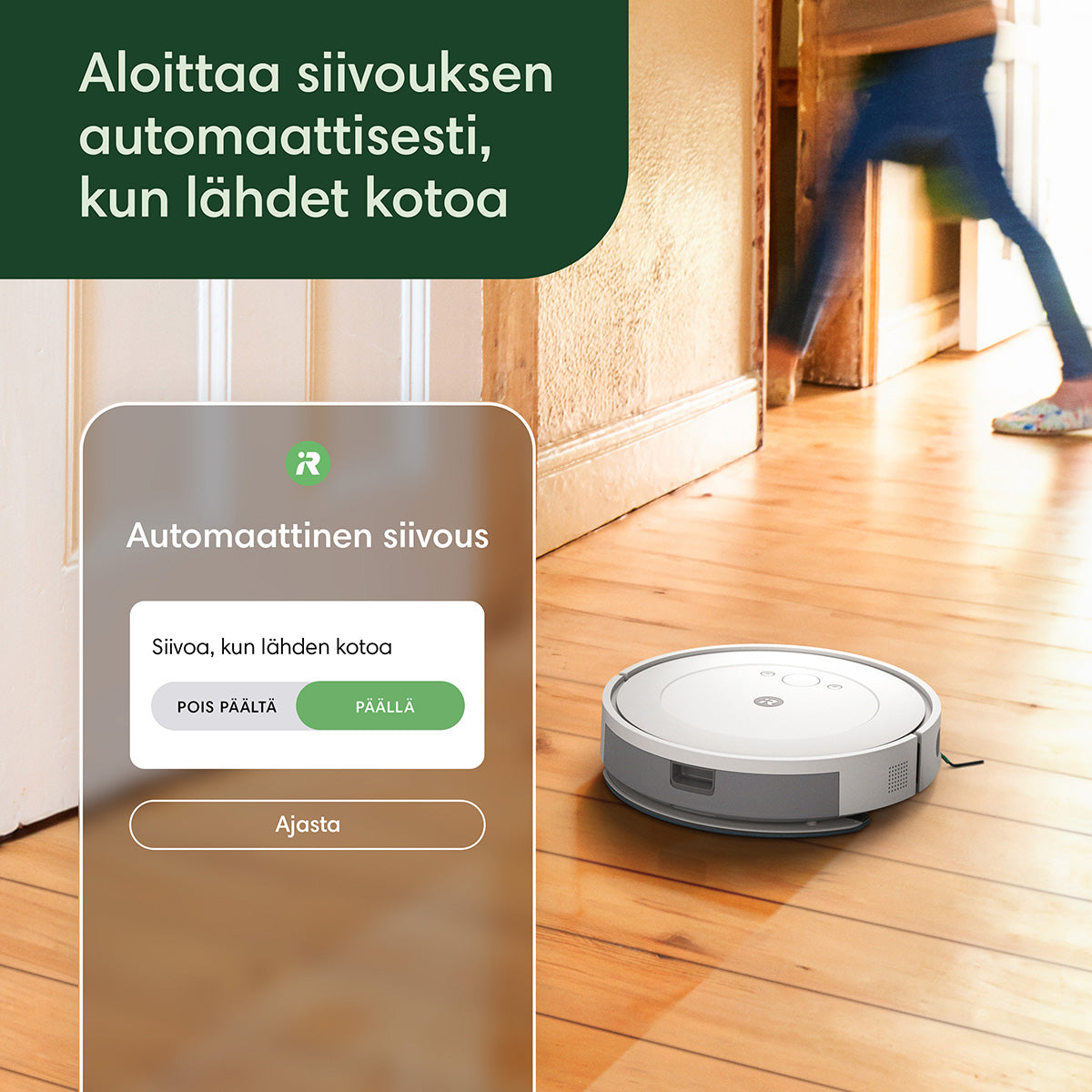 Roomba Combo® Essential -robotti-imuri ja -moppi valkoinen