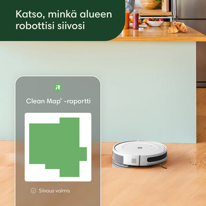 Roomba Combo® Essential -robotti-imuri ja -moppi valkoinen