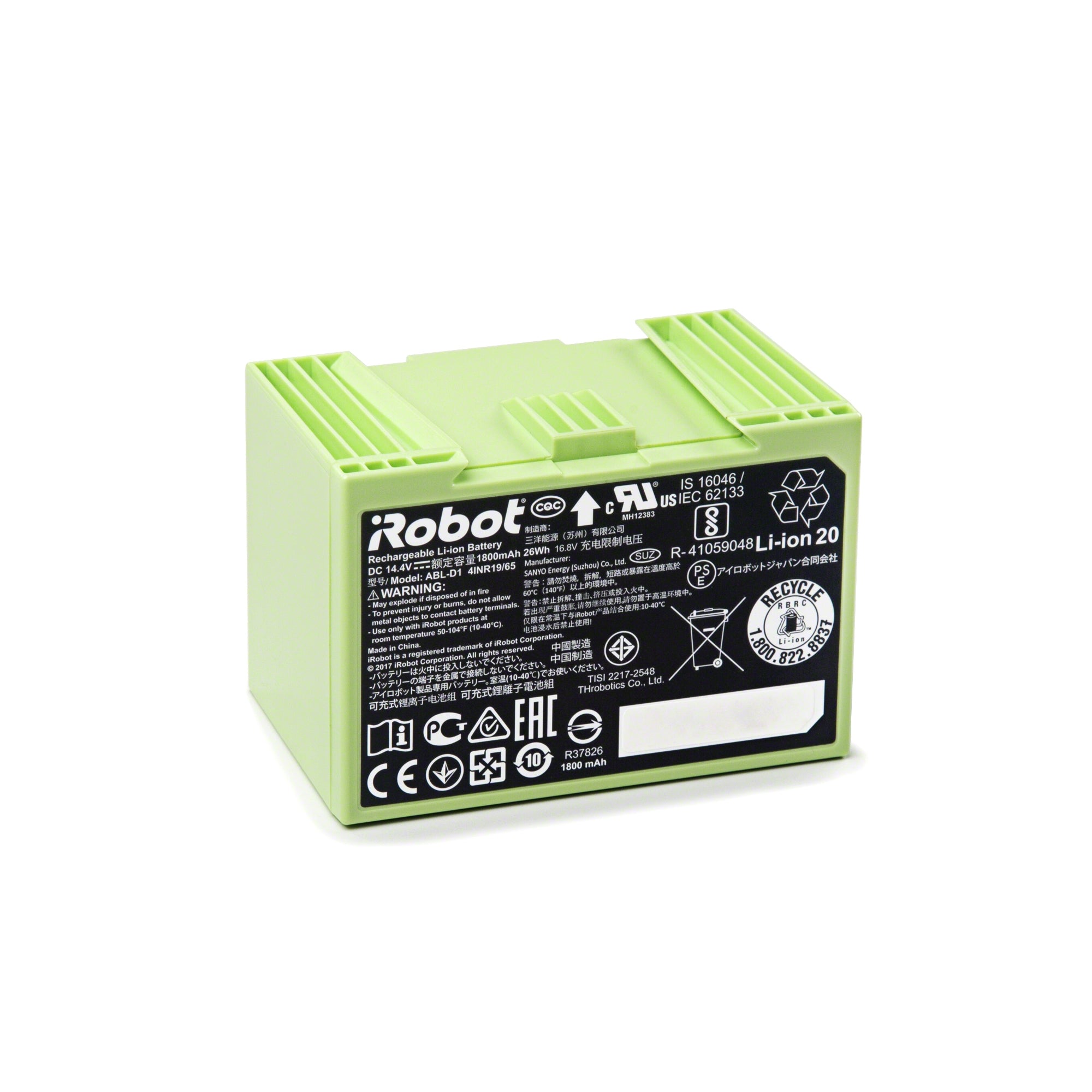 iRobot® Roomba® e- ja i-sarjoihin litiumioniakku
