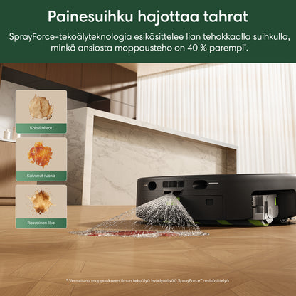Roomba® Plus 675 Combo + AutoWash™-telakka