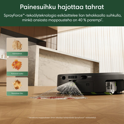 Roomba® Plus 675 Combo + AutoWash™-telakka