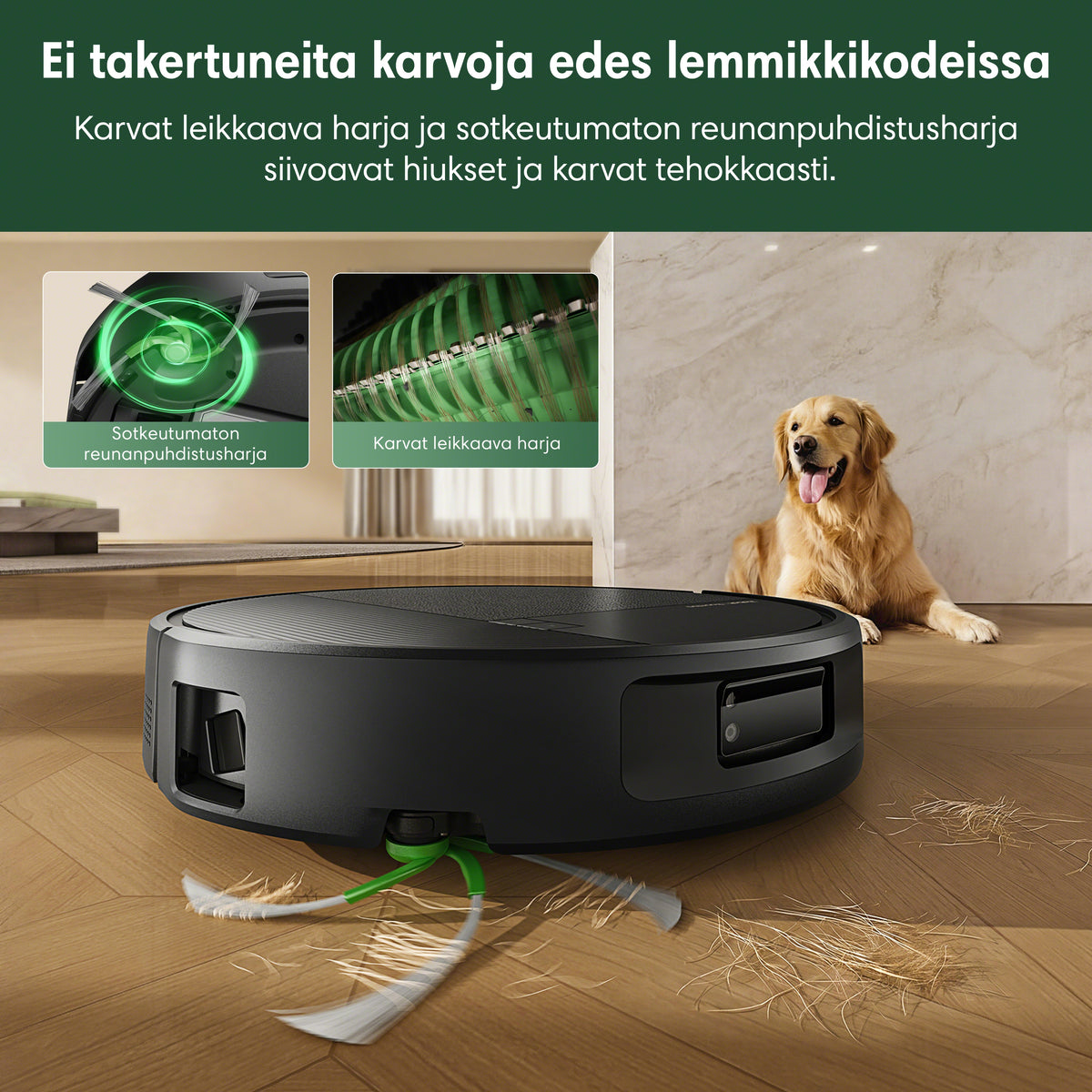 Roomba® Plus 675 Combo + AutoWash™-telakka