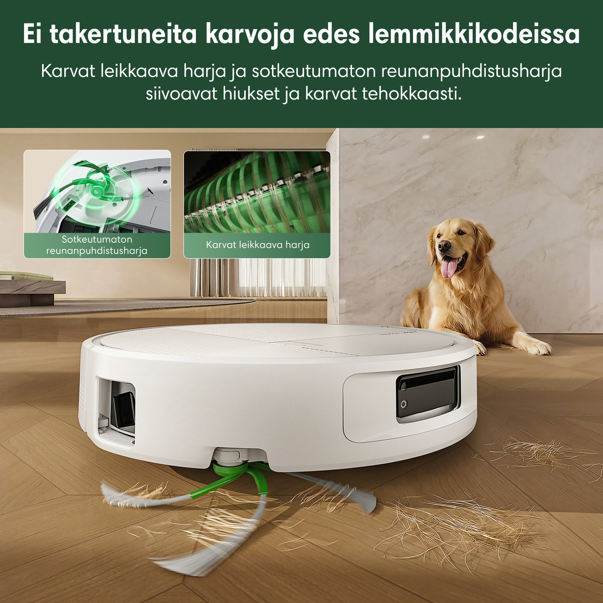 Roomba® Plus 675 Combo + AutoWash™-telakka