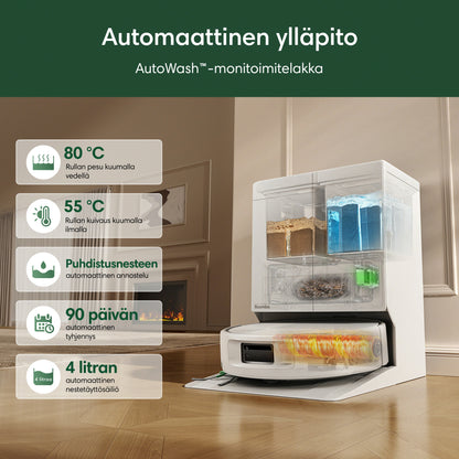 Roomba® Plus 675 Combo + AutoWash™-telakka