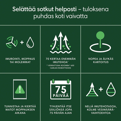 Roomba® 105 Combo -robotti + AutoEmpty™-telakka