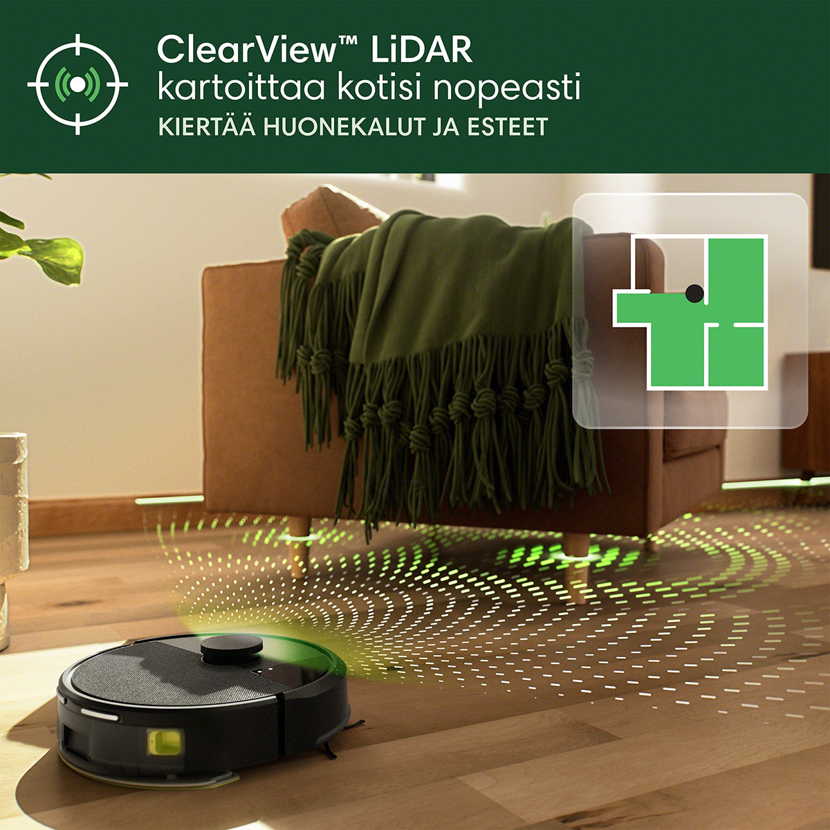 Roomba® 105 Combo -robotti + AutoEmpty™-telakka
