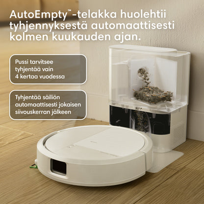 Roomba® 115 Combo -robotti + AutoEmpty™-telakka
