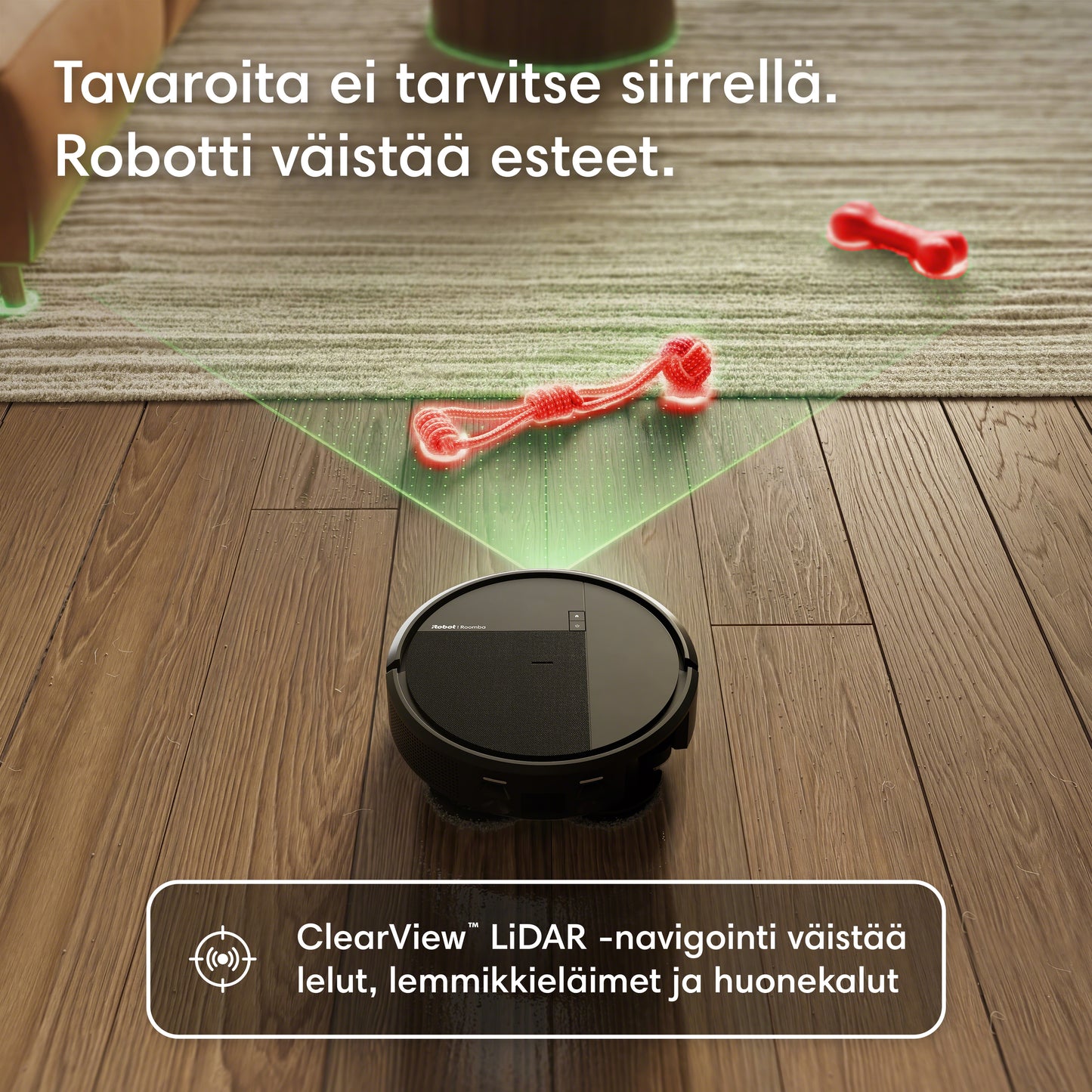 Roomba® Plus 515 Combo -robotti + AutoWash™-telakka