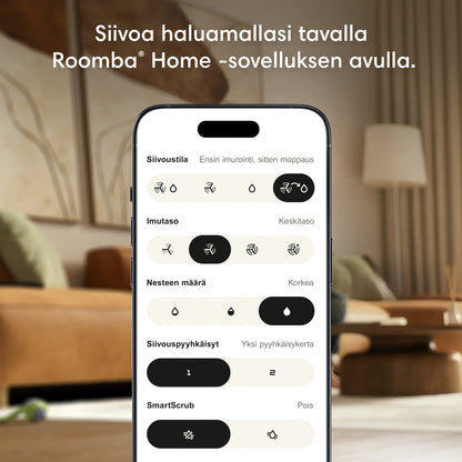 Roomba® Plus 515 Combo -robotti + AutoWash™-telakka