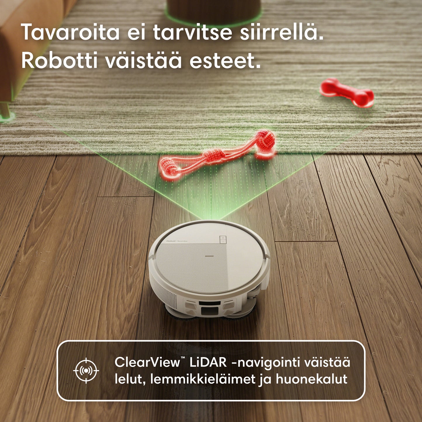 Roomba® Plus 515 Combo -robotti + AutoWash™-telakka