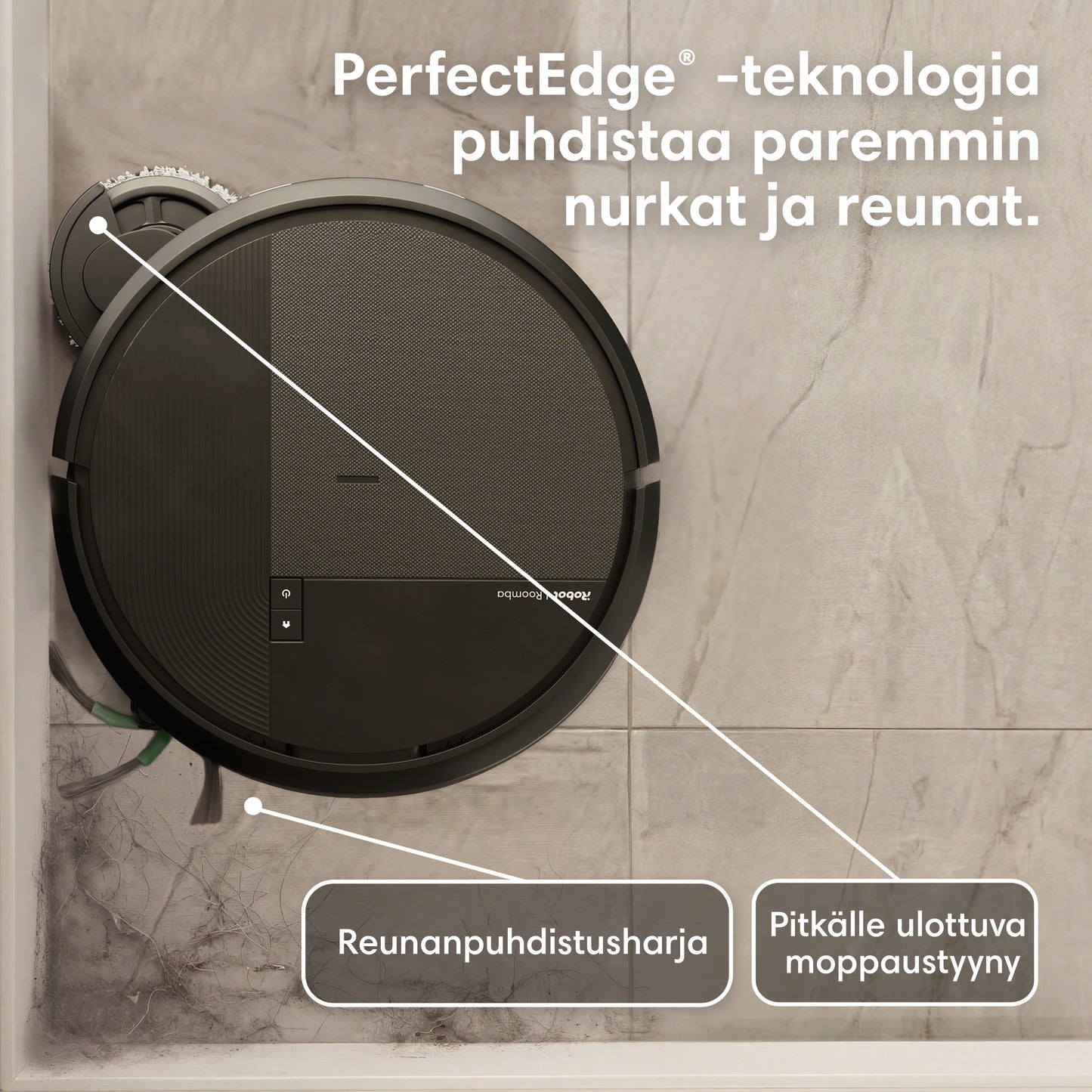 Roomba® Plus 575 Combo -robotti + AutoWash™-telakka