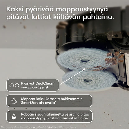 Roomba® Plus 575 Combo -robotti + AutoWash™-telakka