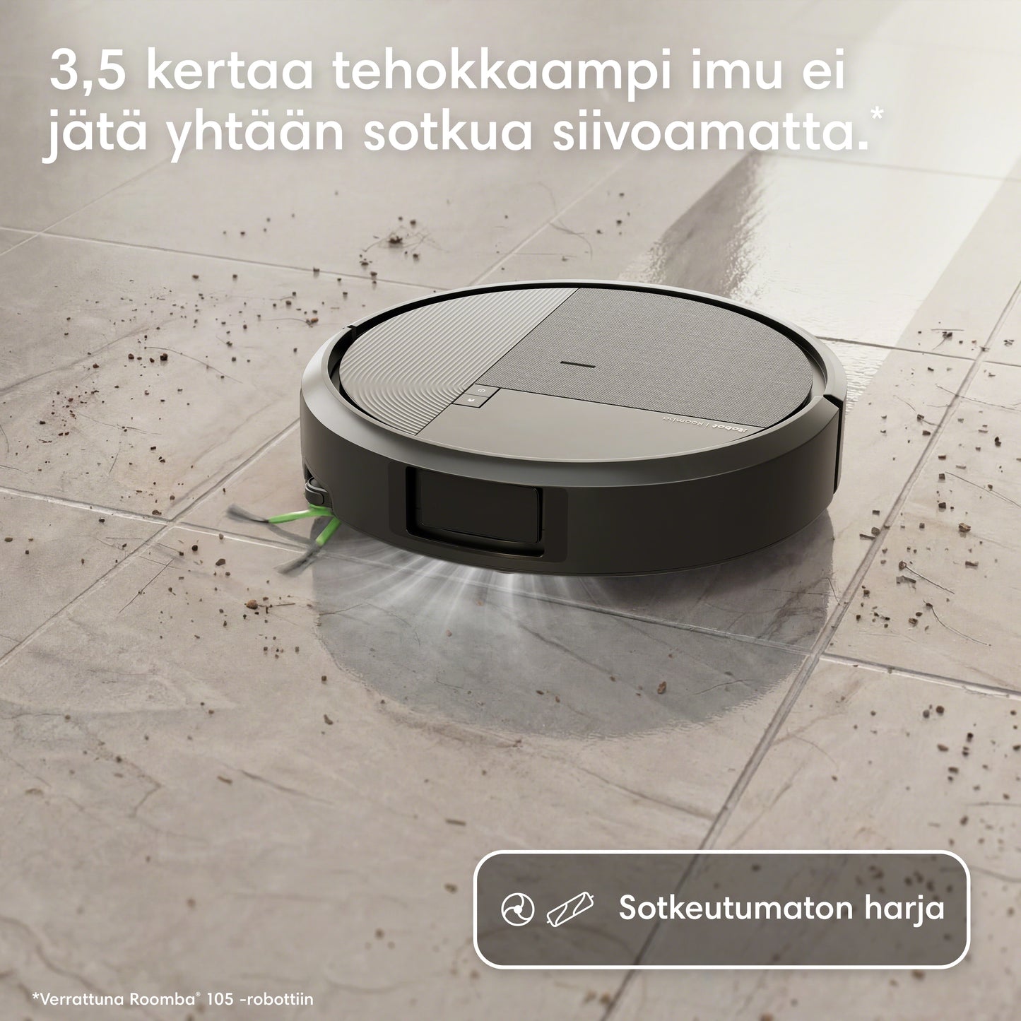 Roomba® Plus 575 Combo -robotti + AutoWash™-telakka