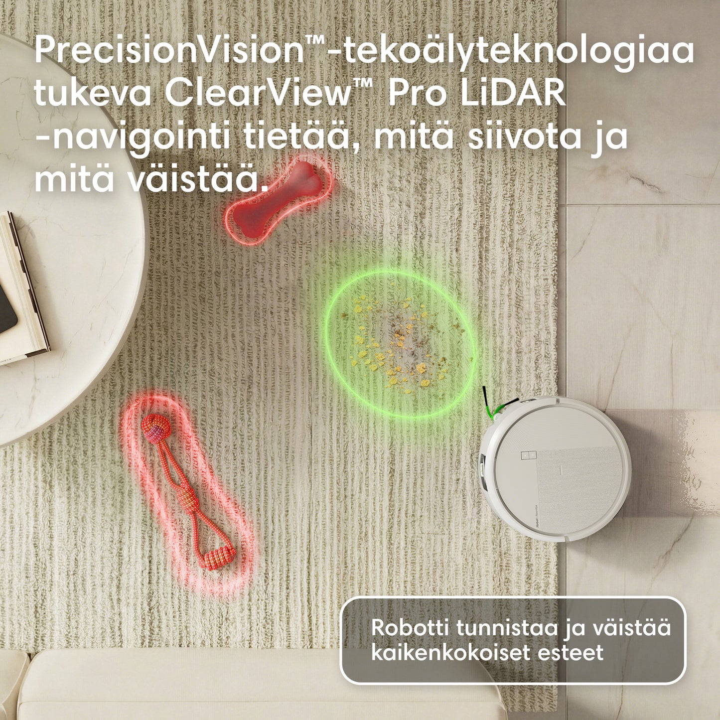 Roomba® Plus 575 Combo -robotti + AutoWash™-telakka