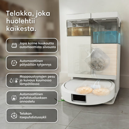 Roomba® Plus 575 Combo -robotti + AutoWash™-telakka