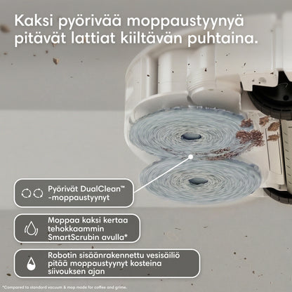 Roomba® Plus 575 Combo -robotti + AutoWash™-telakka