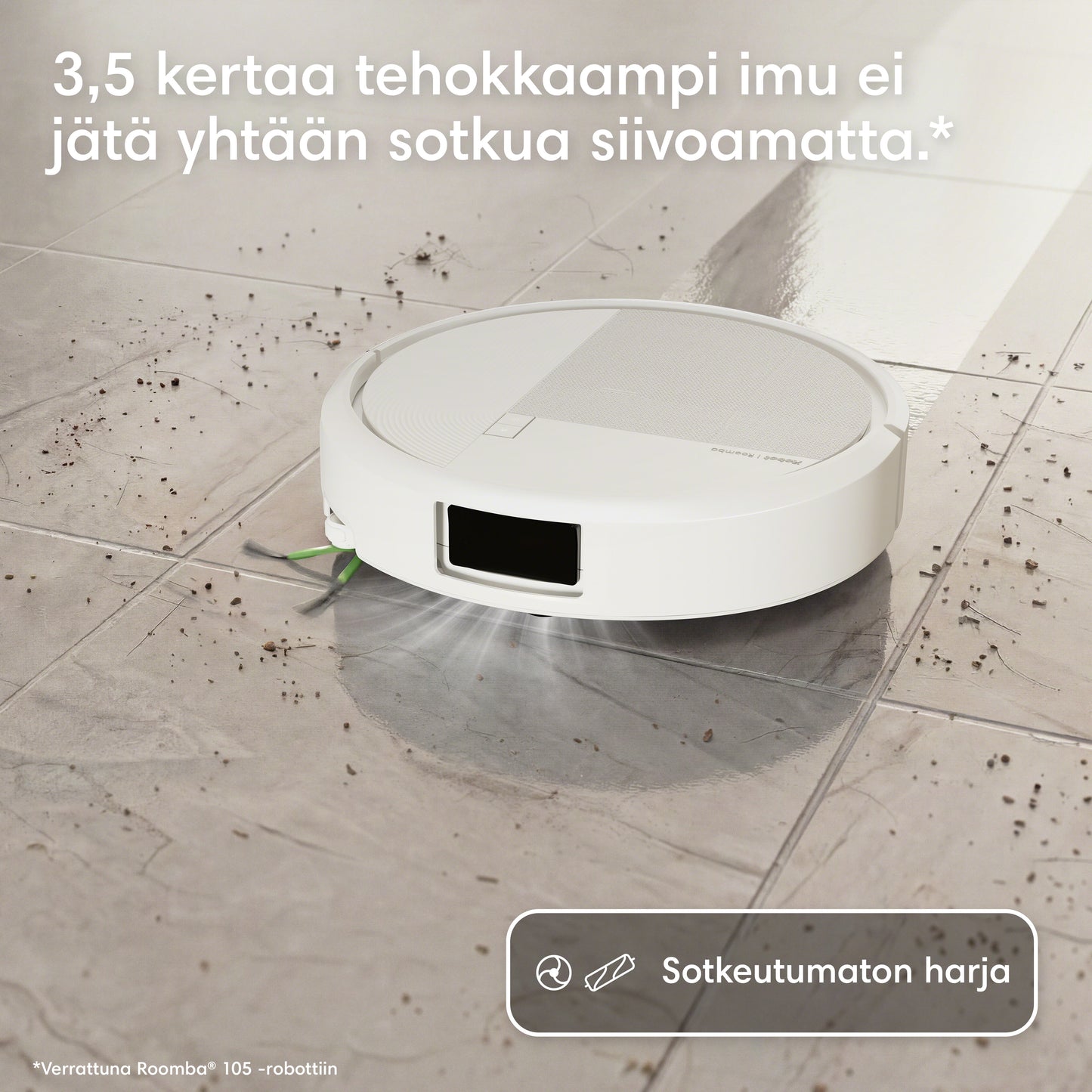 Roomba® Plus 575 Combo -robotti + AutoWash™-telakka
