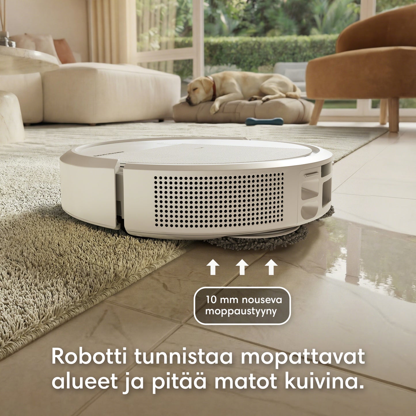 Roomba® Plus 575 Combo -robotti + AutoWash™-telakka