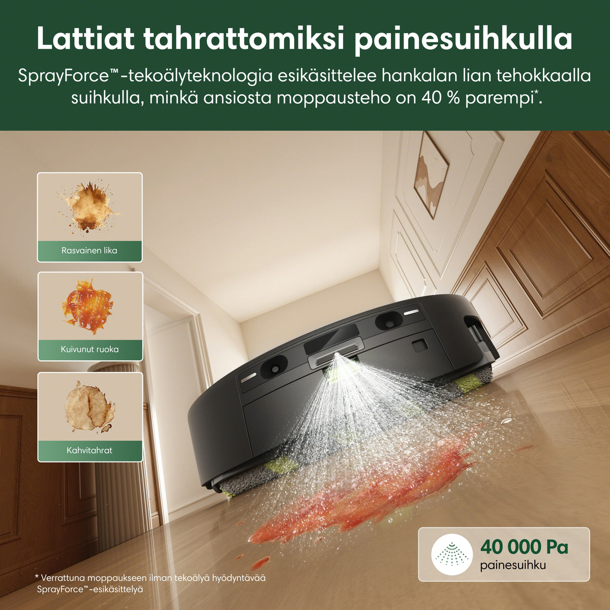 Roomba® Plus 615 Combo + Wash Only -telakka