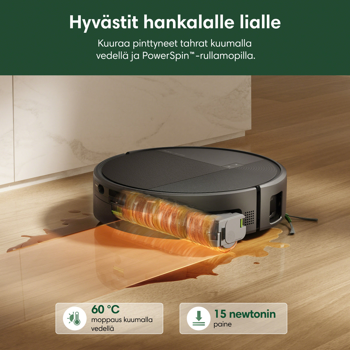 Roomba® Plus 615 Combo + Wash Only -telakka