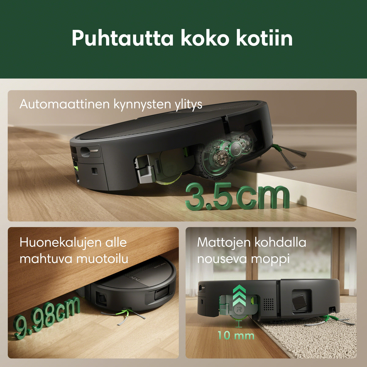 Roomba® Plus 615 Combo + Wash Only -telakka
