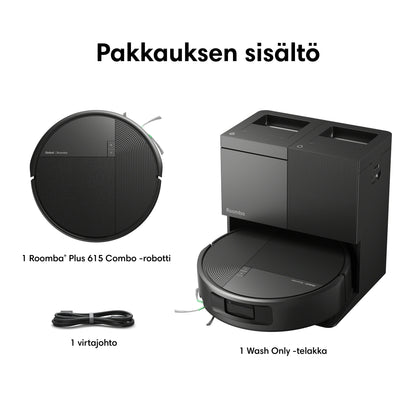 Roomba® Plus 615 Combo + Wash Only -telakka