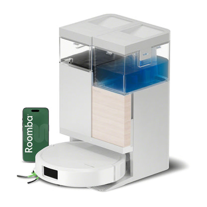 Roomba® Plus 575 Combo -robotti + AutoWash™-telakka