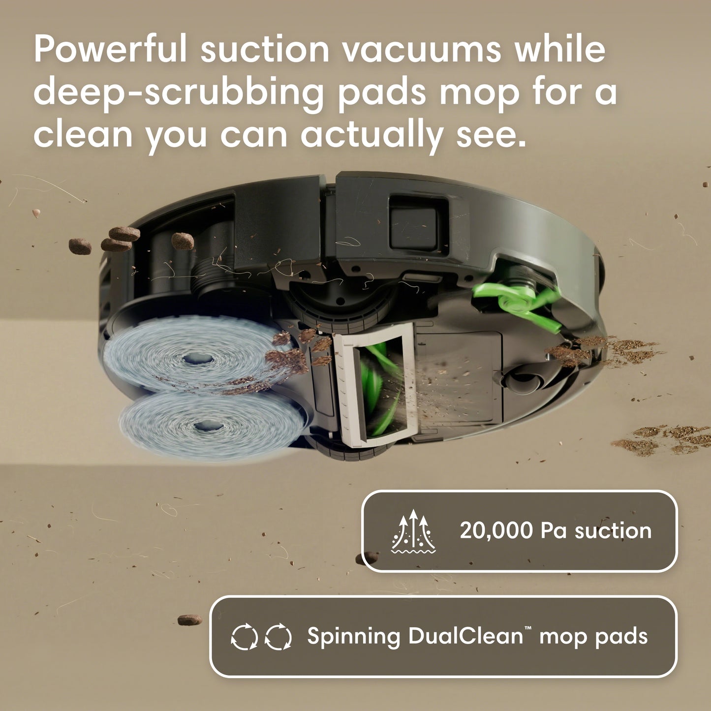 Roomba® Plus 415 Combo -robotti + AutoWash™-telakka