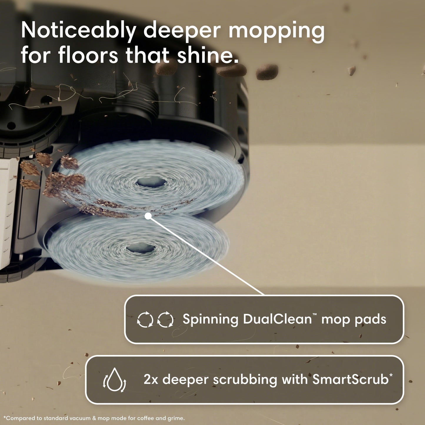 Roomba® Plus 415 Combo -robotti + AutoWash™-telakka