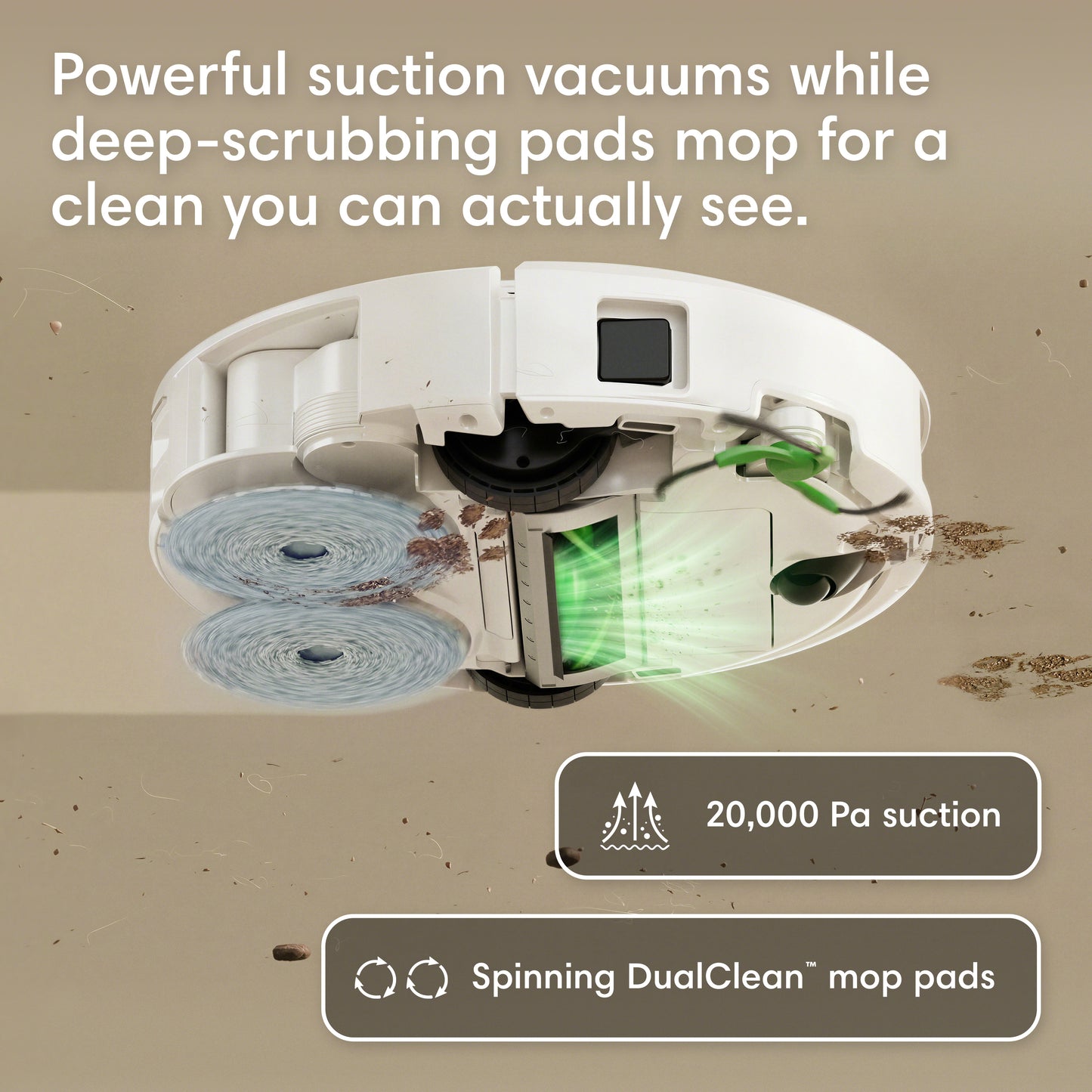 Roomba® Plus 415 Combo -robotti + AutoWash™-telakka