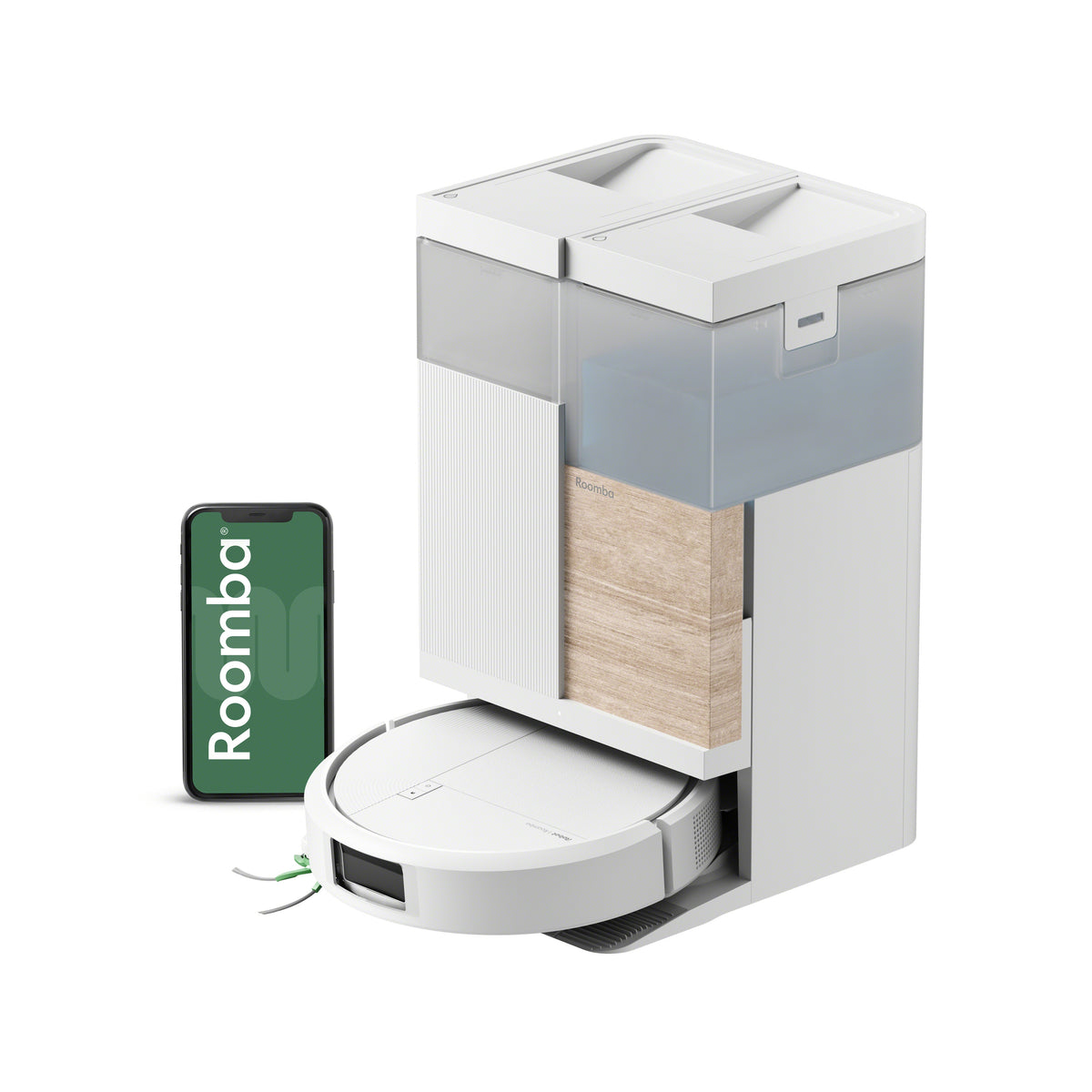 Roomba® Plus 575 Combo -robotti + AutoWash™-telakka